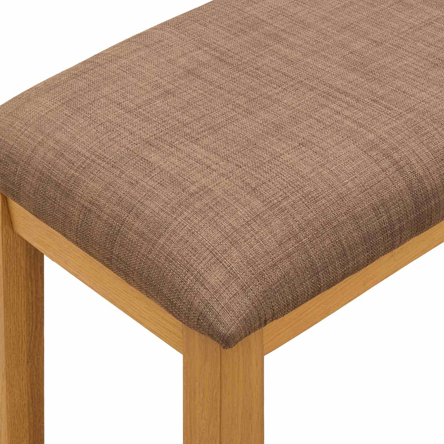 vidaXL Dining Bench 95 x 32 x 45 cm Solid Oak Wood Grey
