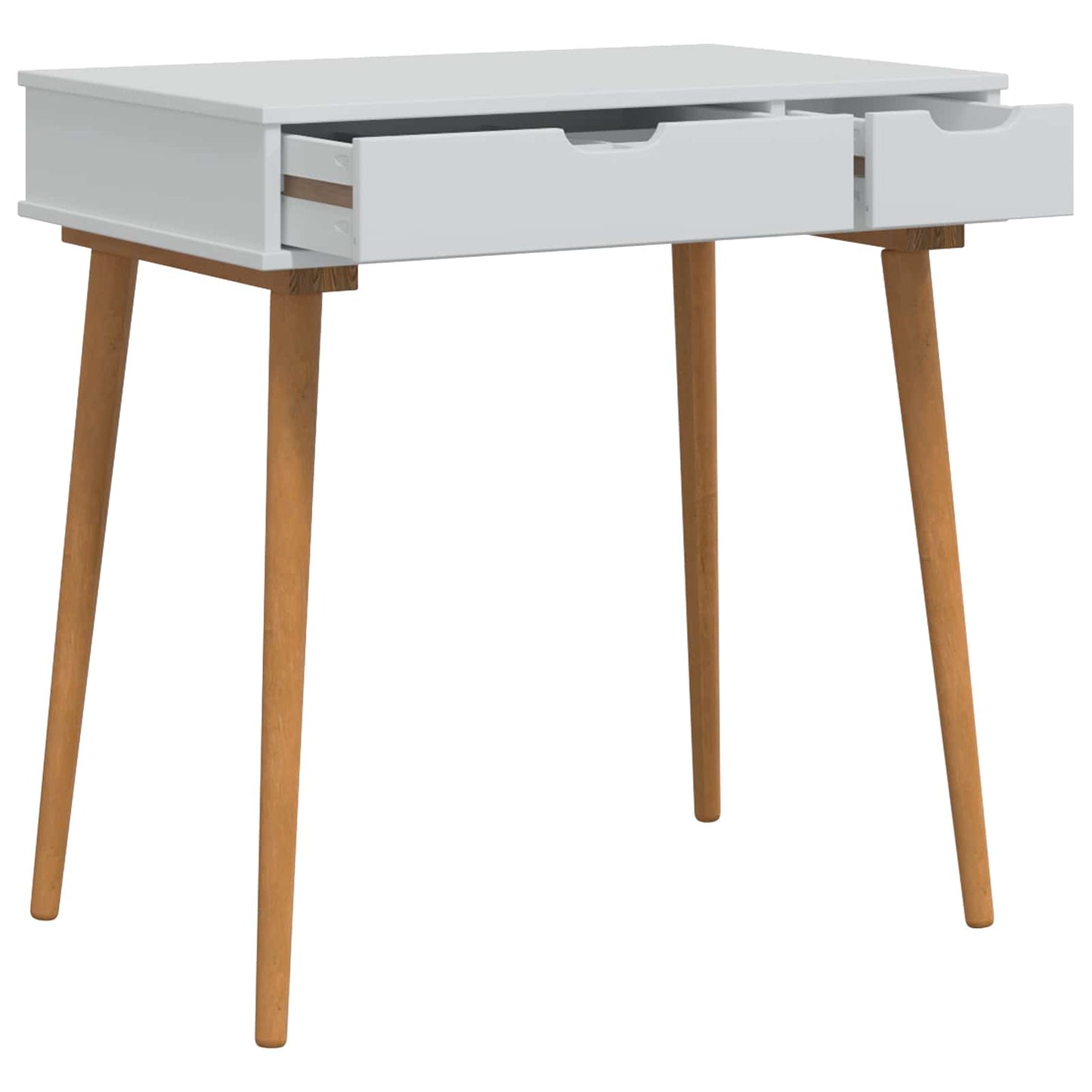 vidaXL Dressing Table Set FAUSKE 3 pcs White 76 x 50 x 143 cm
