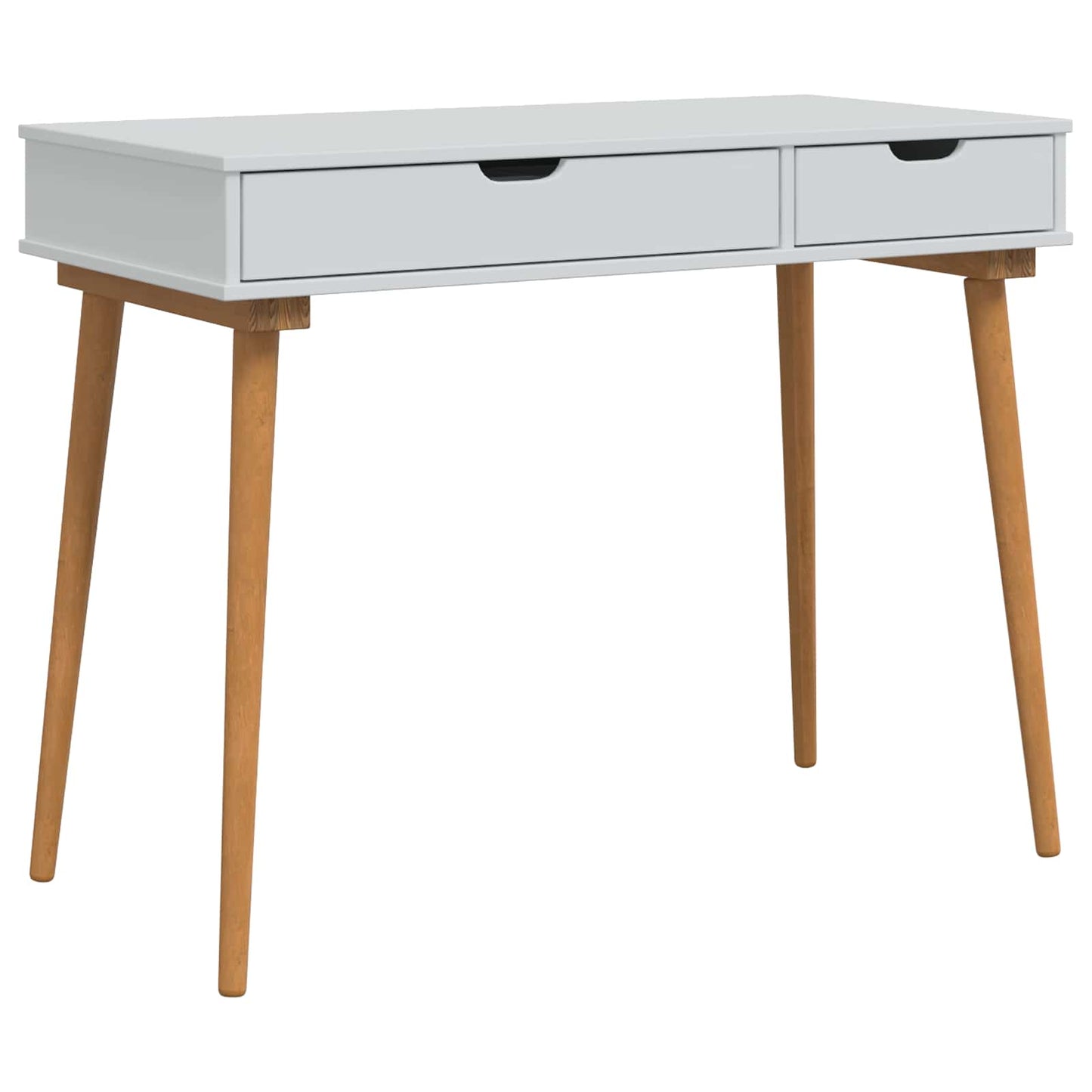 vidaXL Dressing Table Set FAUSKE 4 pcs White 100 x 50 x 143 cm