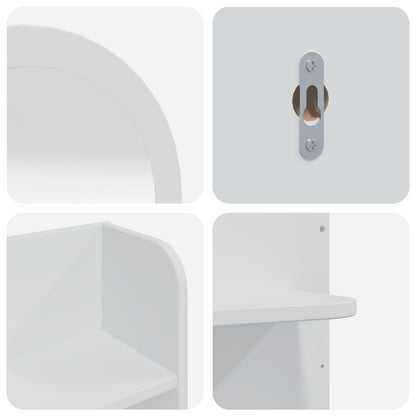 vidaXL Dressing Table Set FAUSKE 4 pcs White 100 x 50 x 143 cm