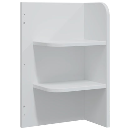 vidaXL Dressing Table Set FAUSKE 4 pcs White 76 x 50 x 143 cm