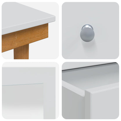 vidaXL Dressing Table Set FAUSKE 5 pcs White 100 x 50 x 143 cm