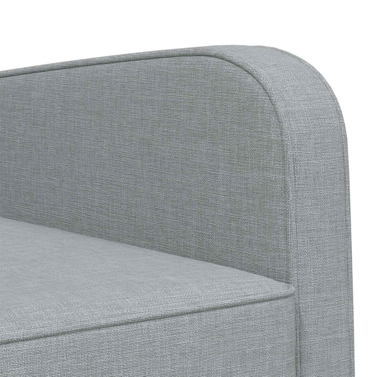 vidaXL Armchair Light Grey Fabric