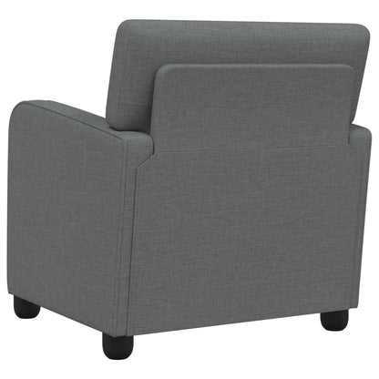 vidaXL Armchair Dark Grey Fabric