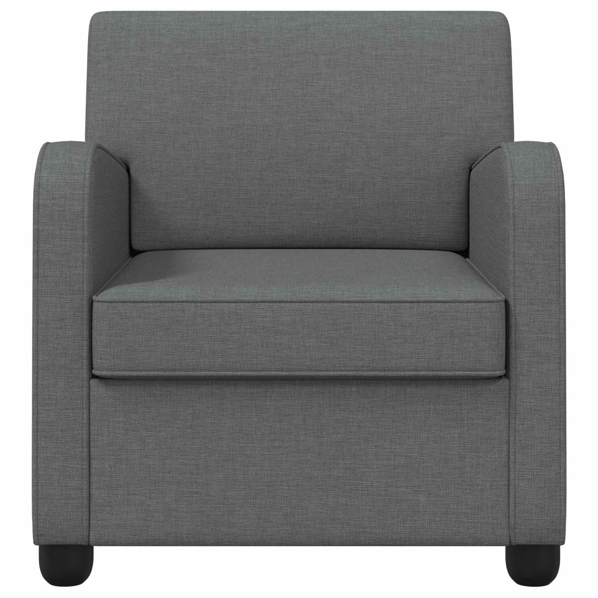 vidaXL Armchair Dark Grey Fabric
