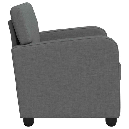 vidaXL Armchair Dark Grey Fabric