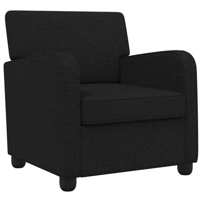 vidaXL Armchair Black Fabric