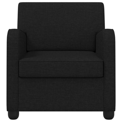 vidaXL Armchair Black Fabric