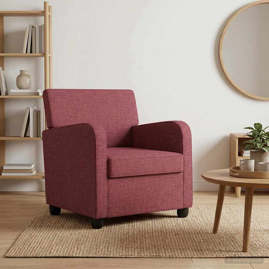 vidaXL Armchair Wine Red Fabric