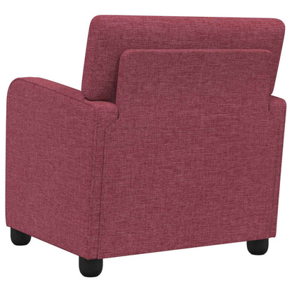 vidaXL Armchair Wine Red Fabric