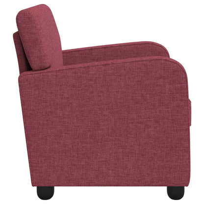 vidaXL Armchair Wine Red Fabric