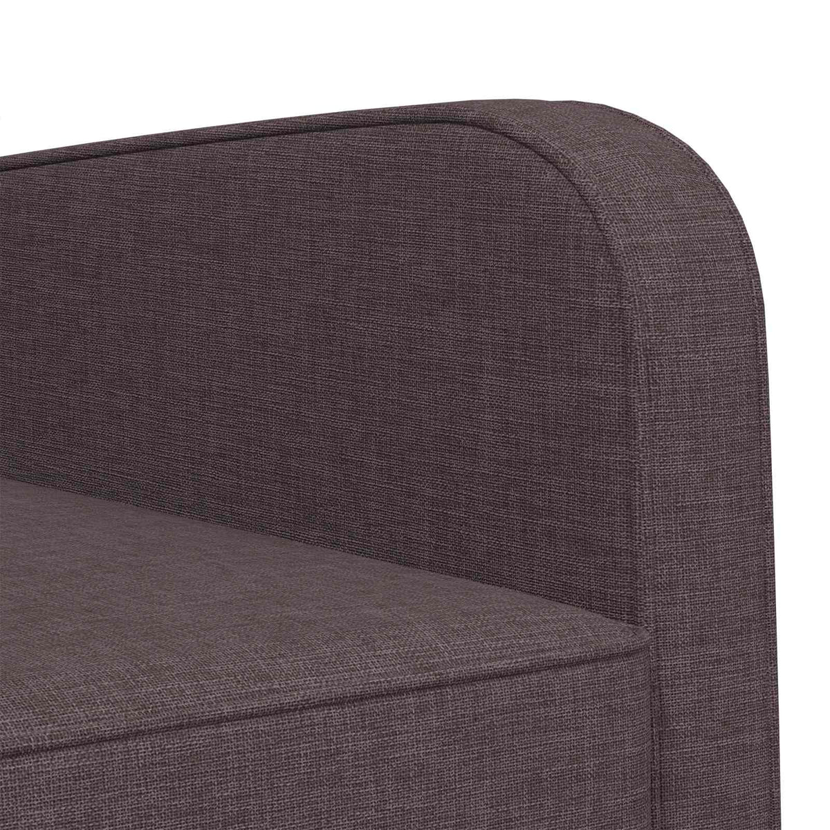 vidaXL Armchair Dark Brown Fabric