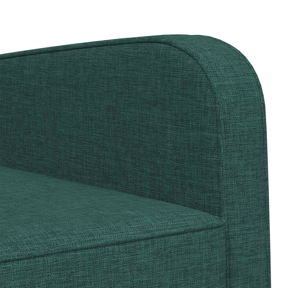 vidaXL Armchair Dark Green Fabric