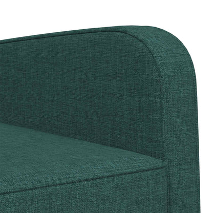 vidaXL Armchair Dark Green Fabric