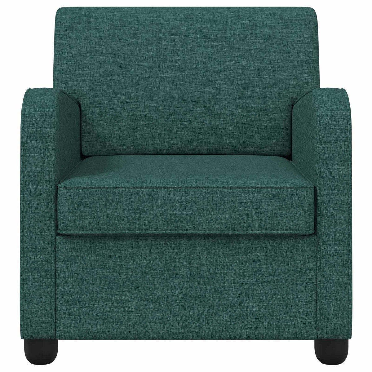 vidaXL Armchair Dark Green Fabric
