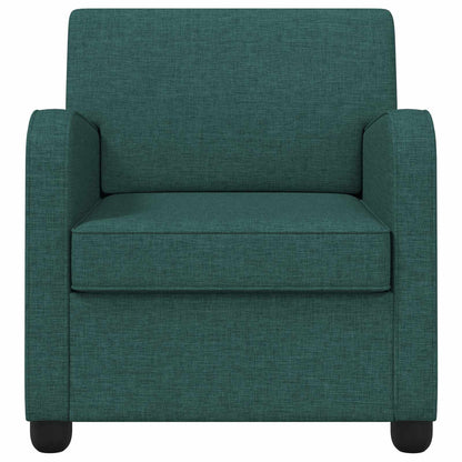 vidaXL Armchair Dark Green Fabric