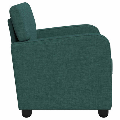 vidaXL Armchair Dark Green Fabric