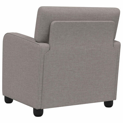 vidaXL Armchair Taupe Fabric
