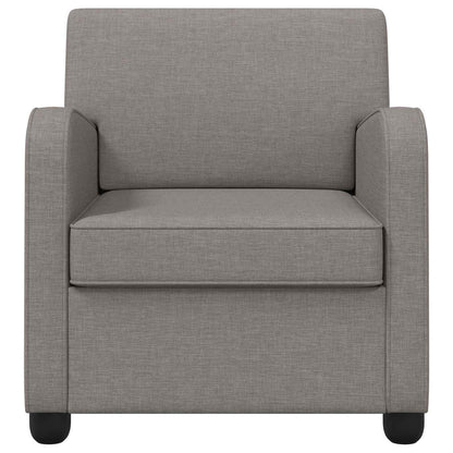 vidaXL Armchair Taupe Fabric