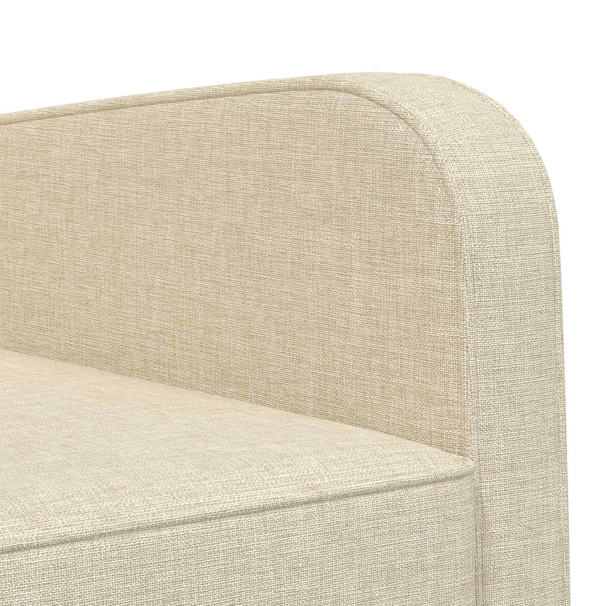 vidaXL Armchair Cream Fabric