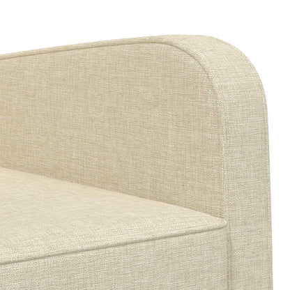 vidaXL Armchair Cream Fabric