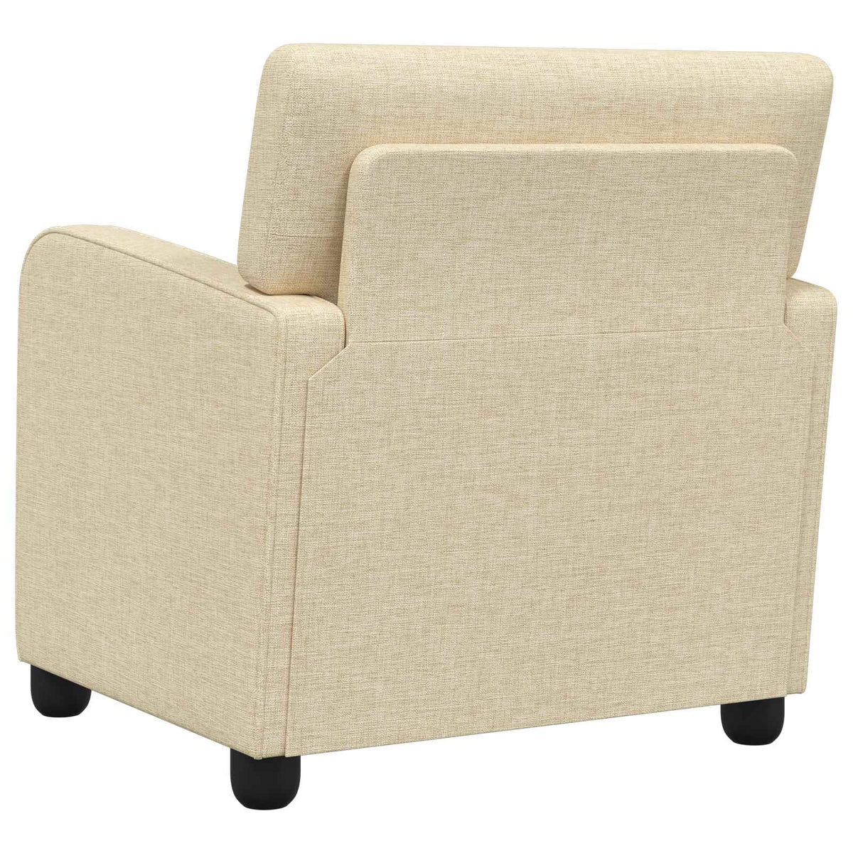 vidaXL Armchair Cream Fabric