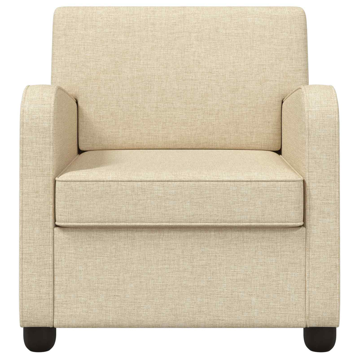 vidaXL Armchair Cream Fabric