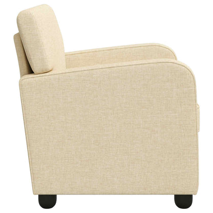 vidaXL Armchair Cream Fabric
