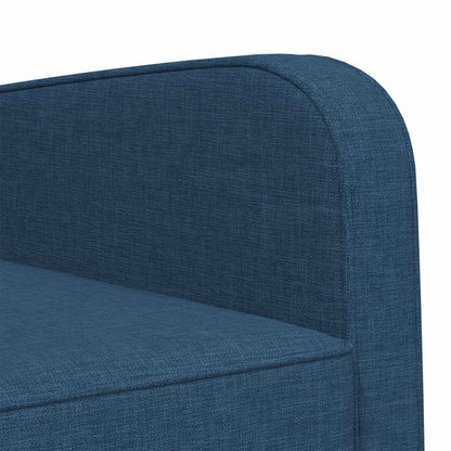 vidaXL Armchair Blue Fabric
