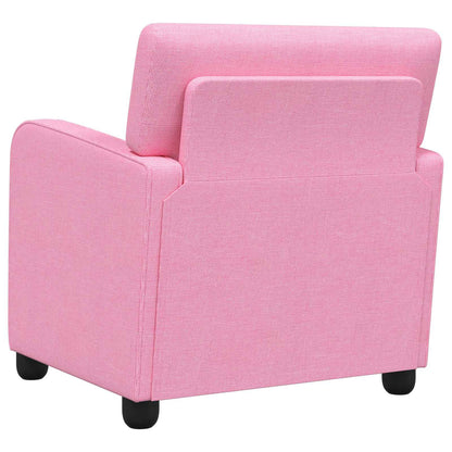 vidaXL Armchair Pink Fabric