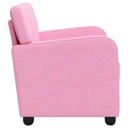 vidaXL Armchair Pink Fabric