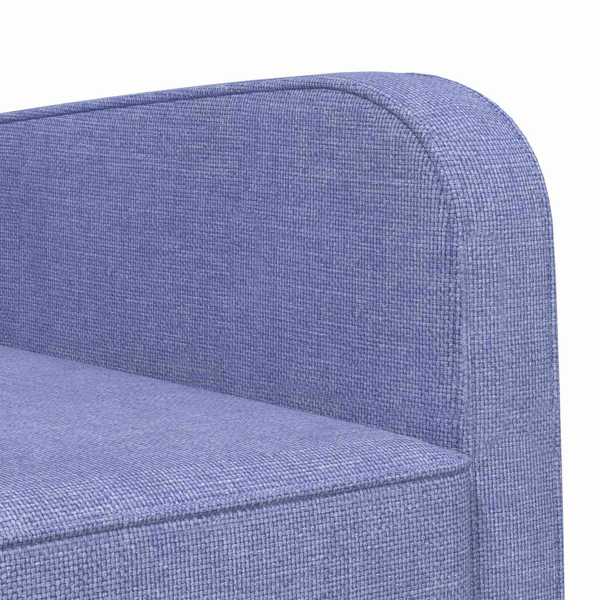 vidaXL Armchair Jeans Blue Fabric