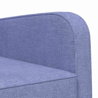 vidaXL Armchair Jeans Blue Fabric