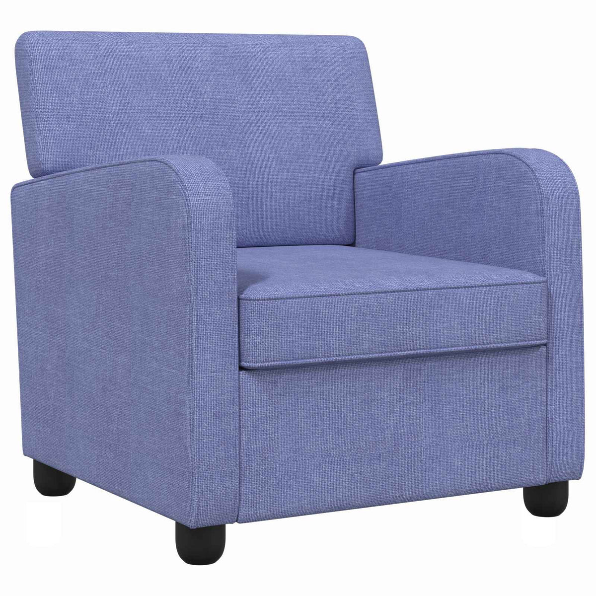 vidaXL Armchair Jeans Blue Fabric