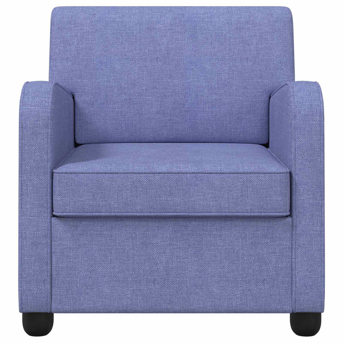 vidaXL Armchair Jeans Blue Fabric