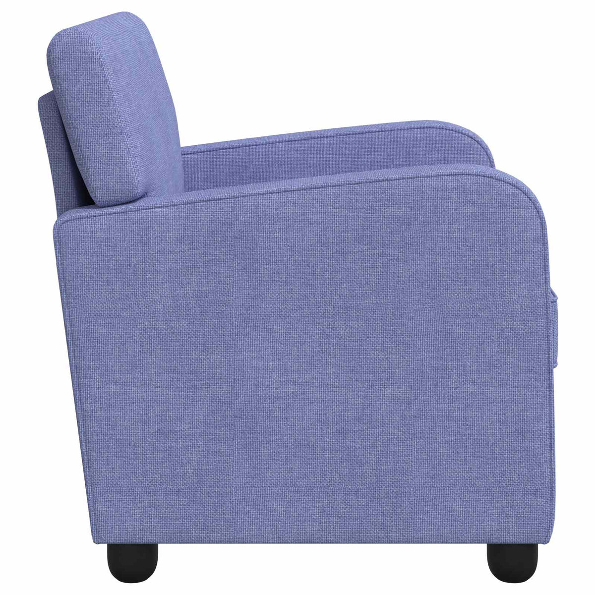 vidaXL Armchair Jeans Blue Fabric