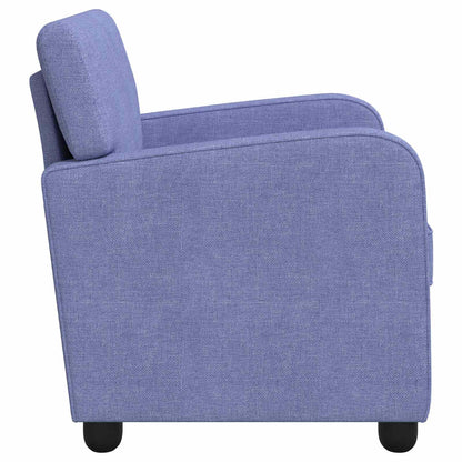 vidaXL Armchair Jeans Blue Fabric