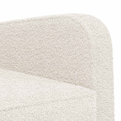 vidaXL Armchair Cream Faux Lamb Fleece