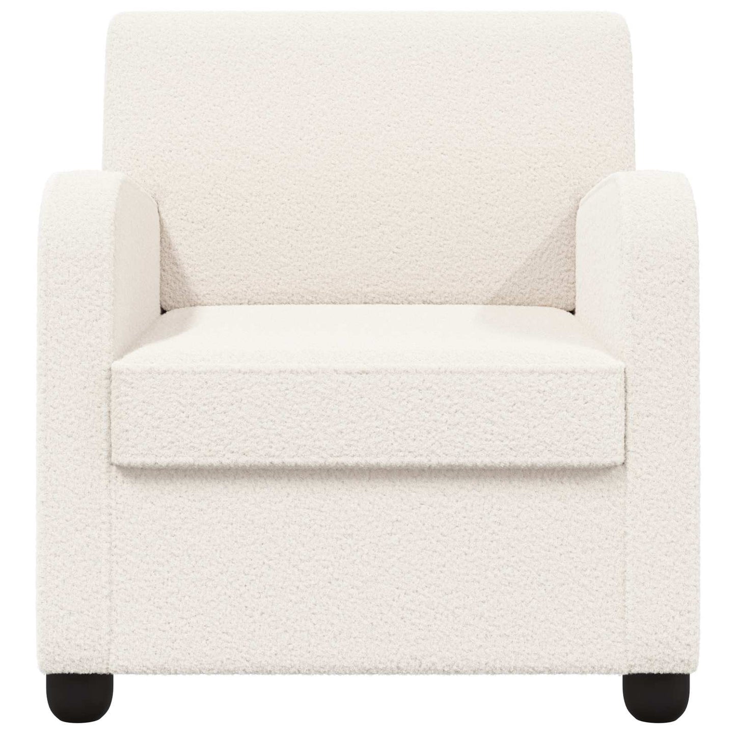 vidaXL Armchair Cream Faux Lamb Fleece