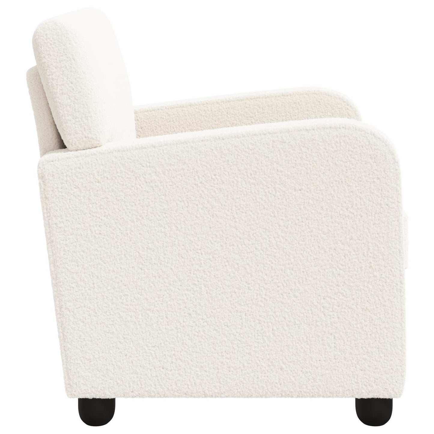 vidaXL Armchair Cream Faux Lamb Fleece