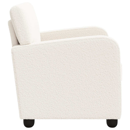 vidaXL Armchair Cream Faux Lamb Fleece