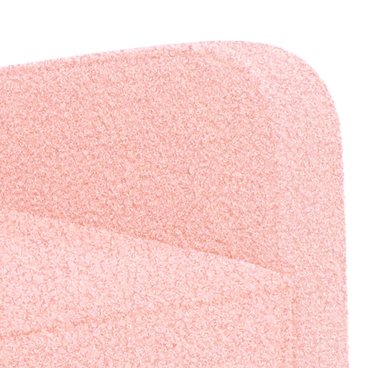 vidaXL Armchair Pink Faux Lamb Fleece