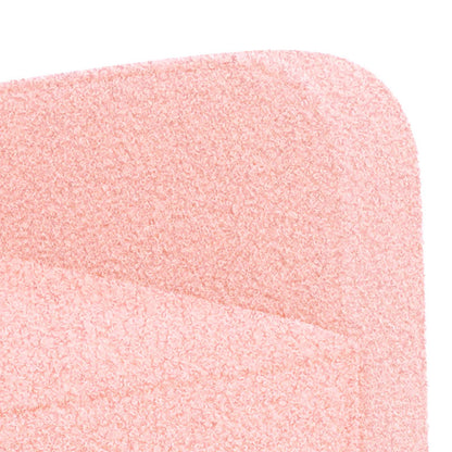 vidaXL Armchair Pink Faux Lamb Fleece