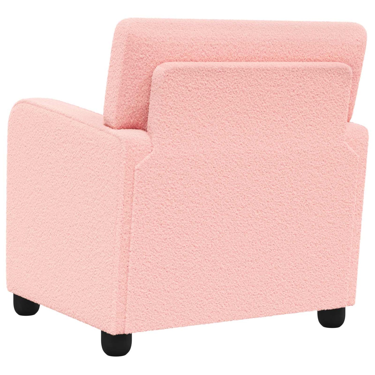 vidaXL Armchair Pink Faux Lamb Fleece