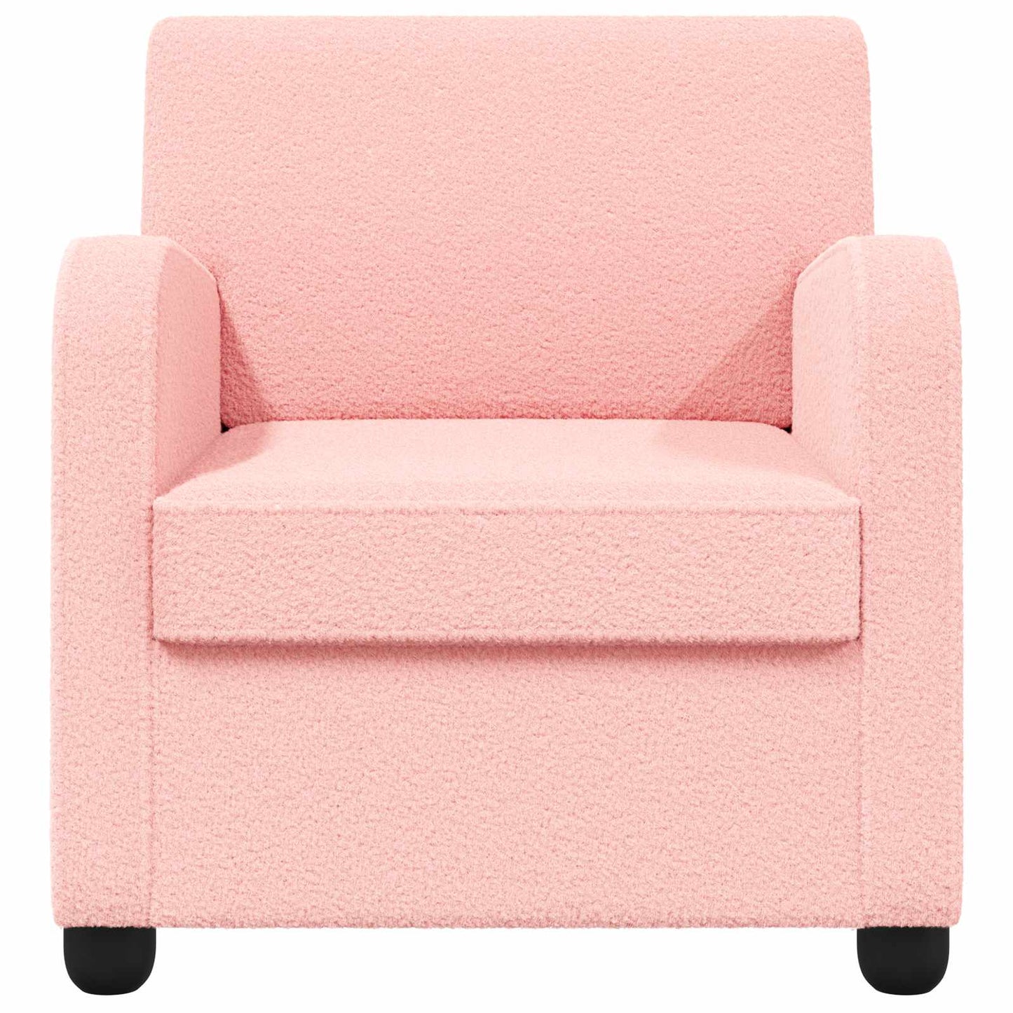 vidaXL Armchair Pink Faux Lamb Fleece