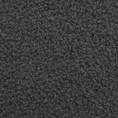 vidaXL Armchair Dark Grey Faux Lamb Fleece
