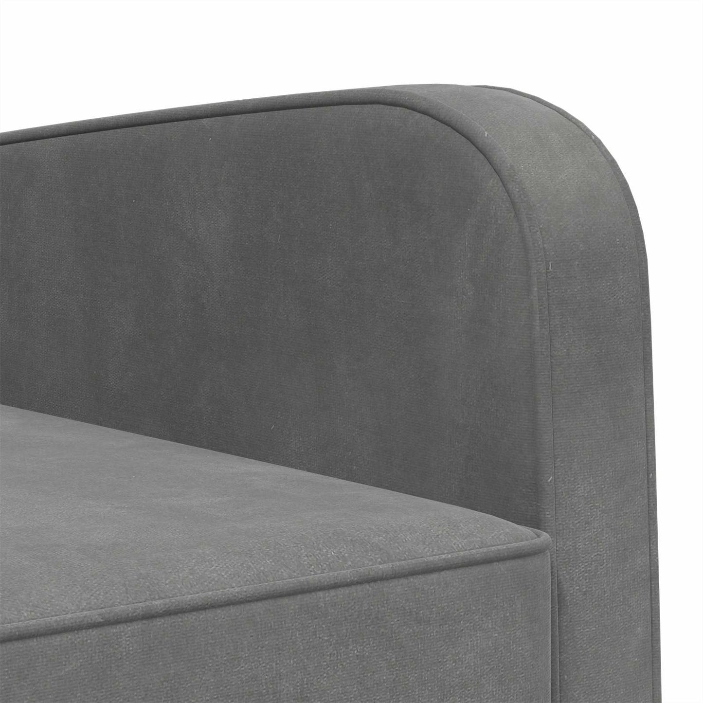 vidaXL Armchair Dark Grey Velvet