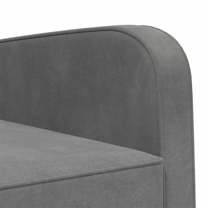 vidaXL Armchair Dark Grey Velvet