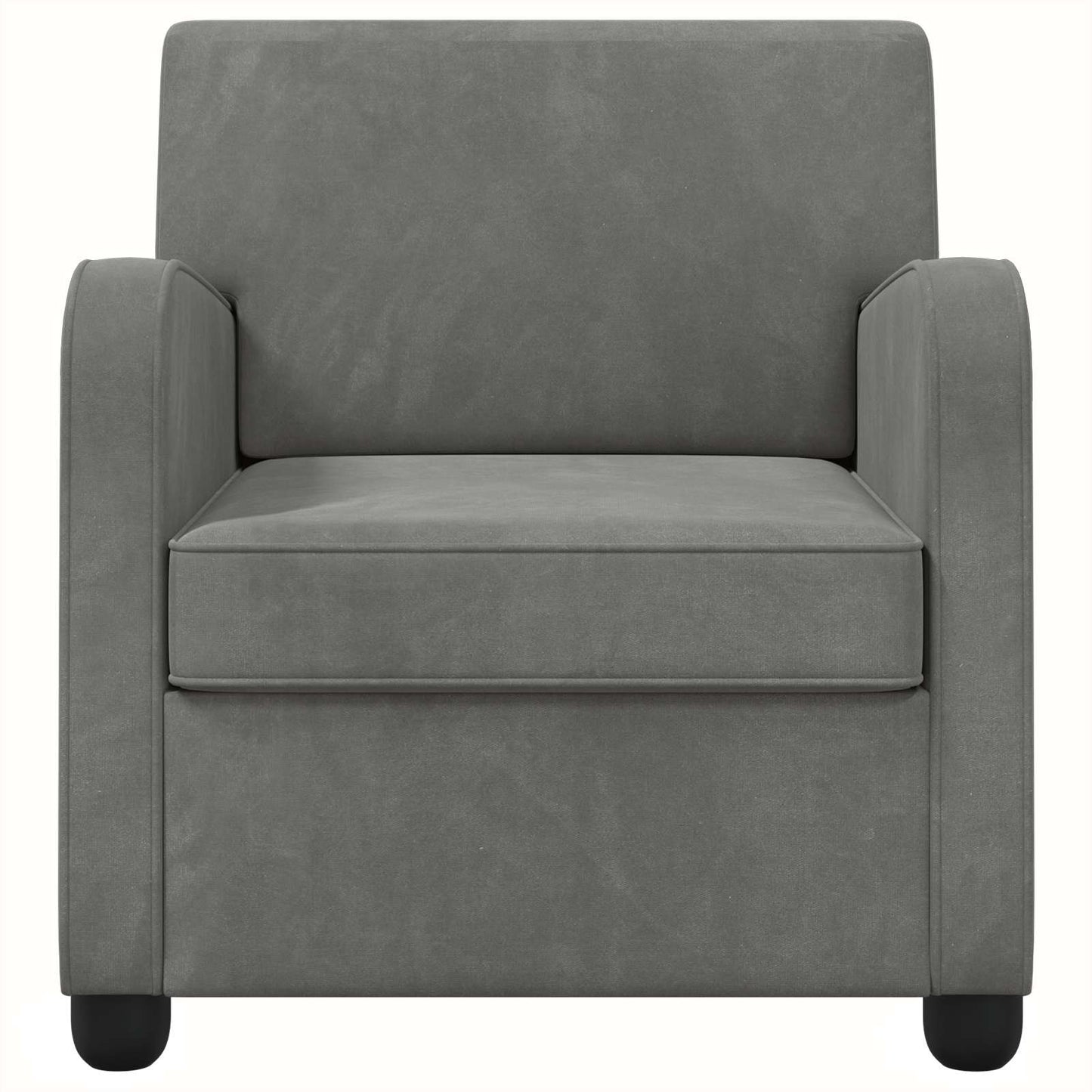 vidaXL Armchair Dark Grey Velvet