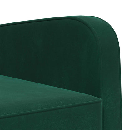 vidaXL Armchair Dark Green Velvet